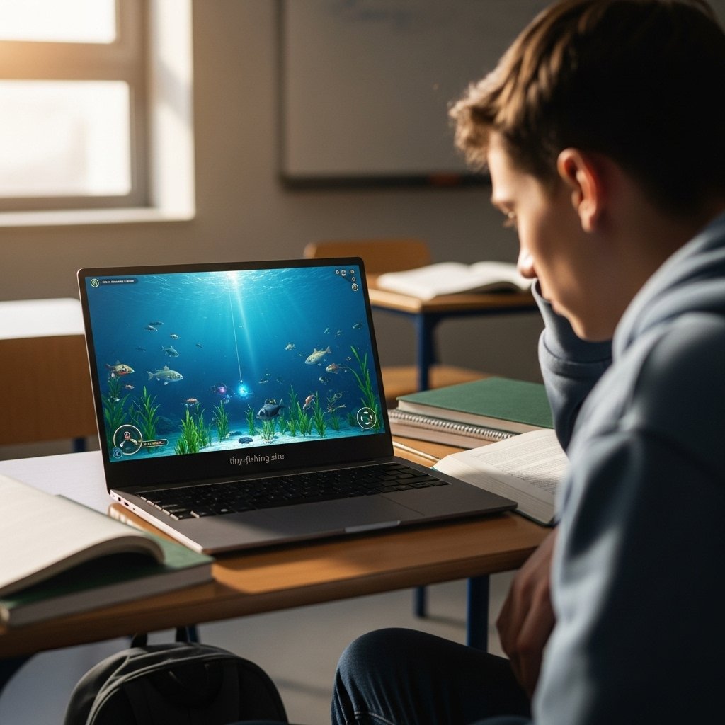 cool math tiny fishing