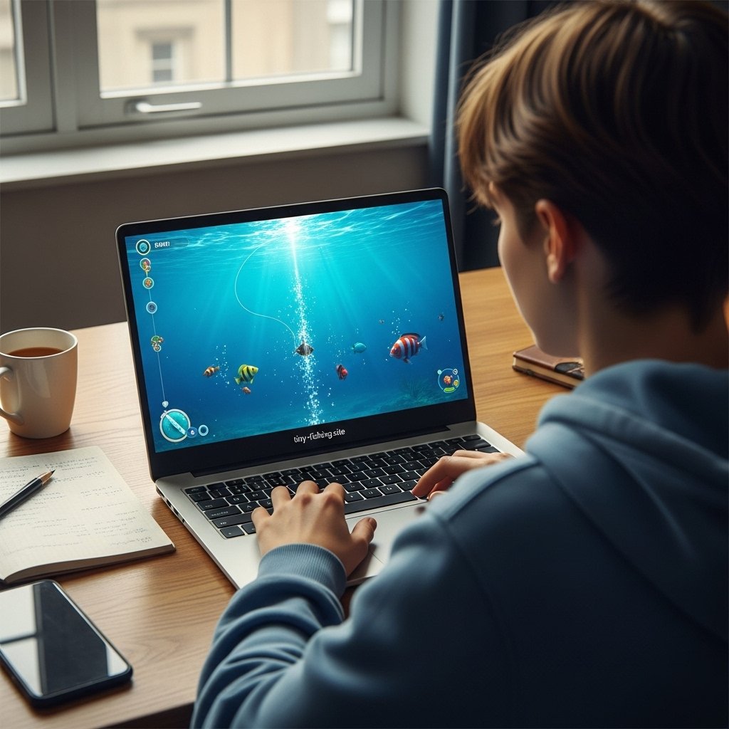 coolmath tiny fishing